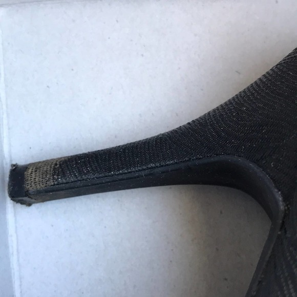 Apt 9 black peep toe heels‎ size 9 - Picture 5 of 7